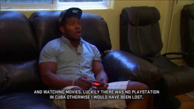Yasiel Puig muestra su casa en Los Angeles