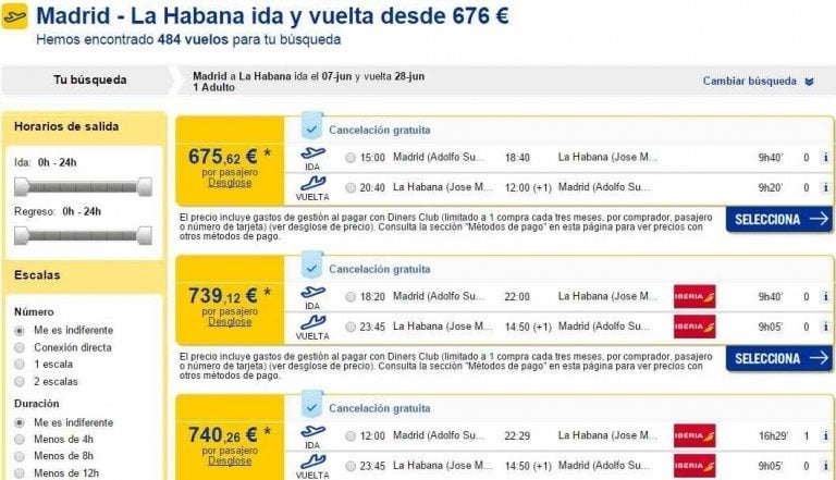 Vuelo a Cuba por solo 675 €