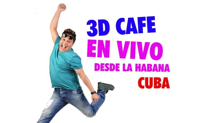 Robertico enseña su 3D Café con Sandra Cires