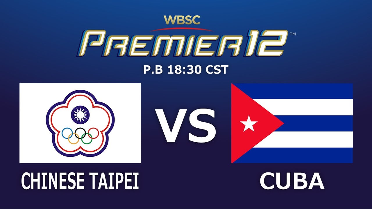 En Directo China Taipei vs Cuba WBSC