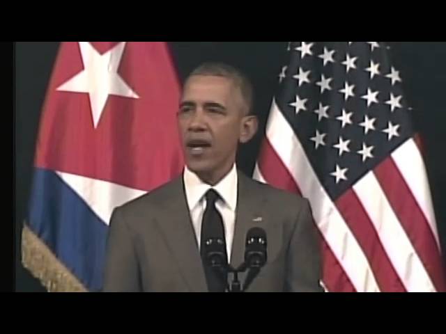 Discurso completo de Obama al pueblo de Cuba (Traducido al español) Part 1