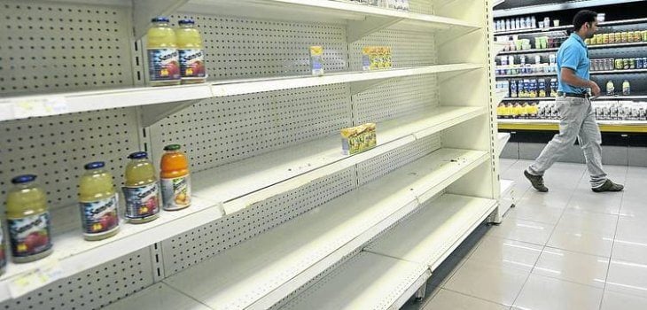 Mercados sin productos, Cuba. Foto tomada de internet.