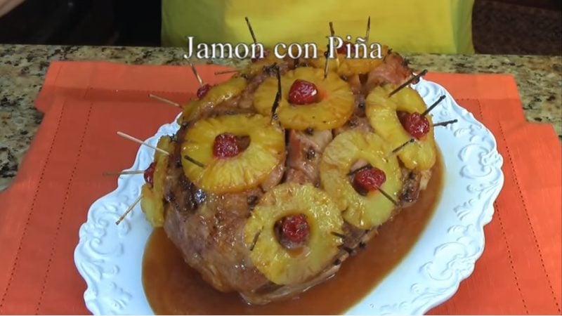 Jamón con Piña / Receta del día