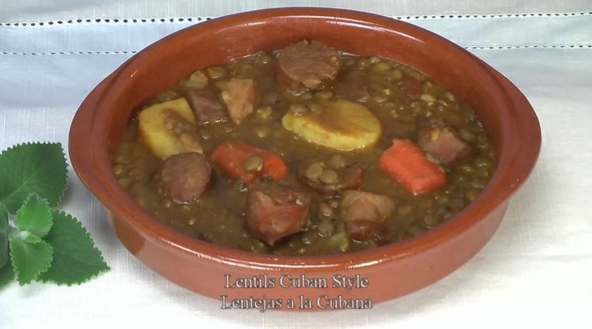 Lentejas a lo Cubano / Receta del día