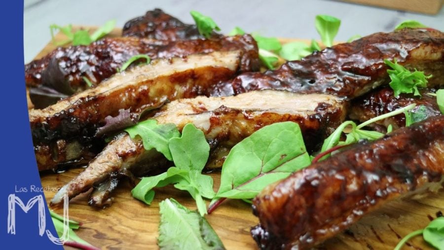 COSTILLAS DE CERDO CON SALSA BARBACOA / RECETA DEL DÍA