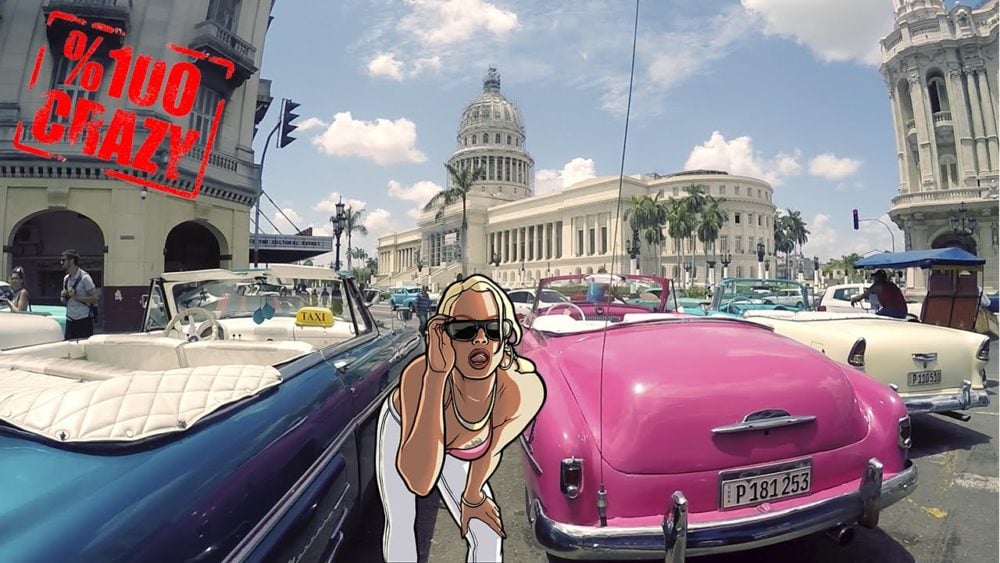 COCHES CLASICOS, DERRAPES Y BICIS!!! LA HABANA, CUBA