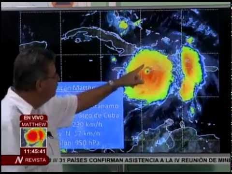 José Rubiera explica situación del huracán Matthew (actualizado 11:45 am) 04/10/2016