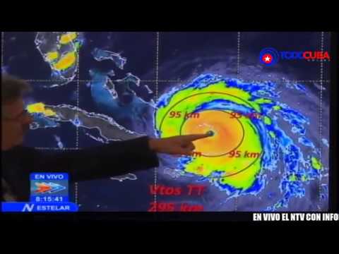 ULTIMO PARTE METEOROLÓGICO SOBRE EL HURACÁN IRMA / DR. JOSÉ RUBIERA 8:15 PM (07/09/2017)