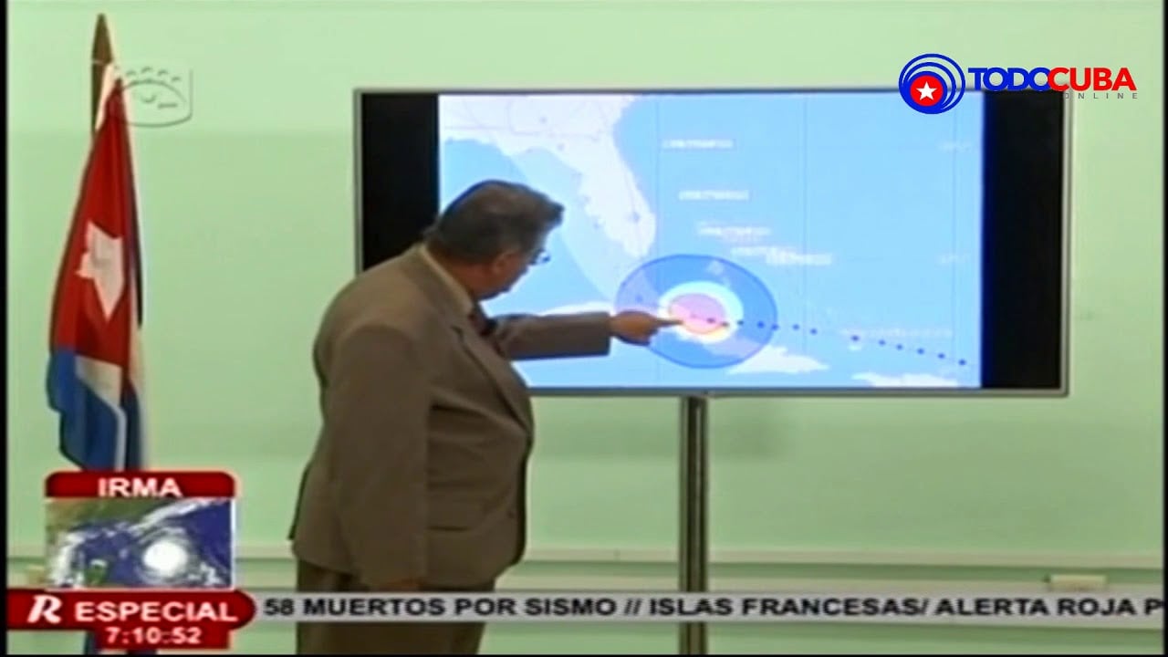 ÚLTIMA INFORMACIÓN SOBRE EL HURACÁN IRMA DR JOSÉ RUBIERA / 7:00 AM (09/09/2017)