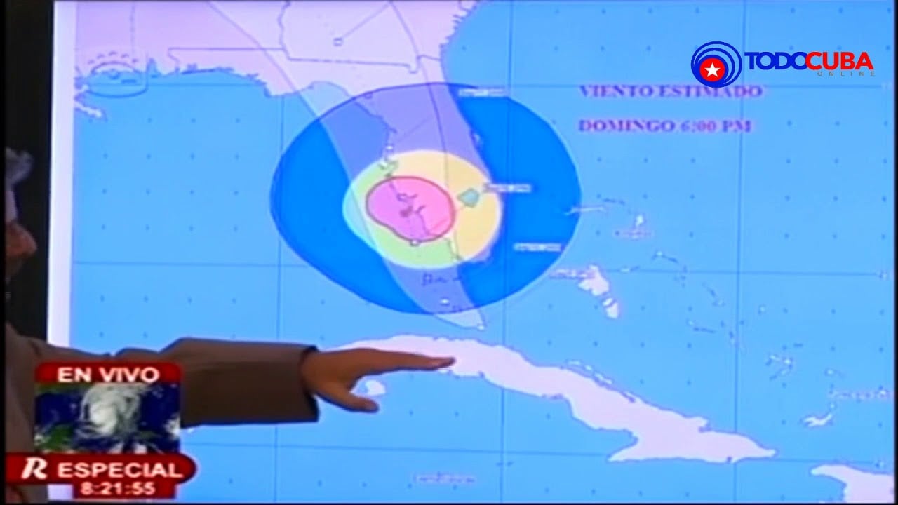 ÚLTIMO INFORME METEOROLÓGICO POR EL DR. JOSÉ RUBIERA 8:20 AM (10/09/2017)