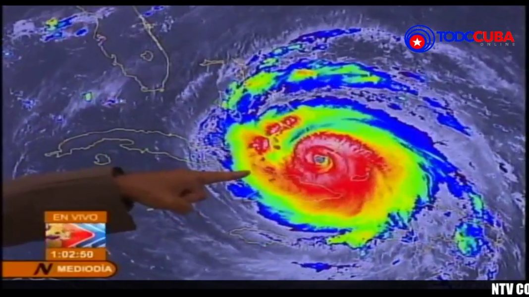 EL HURACÁN IRMA SE INCLINA UN POCO MÁS HACIA CUBA / DR JOSÉ RUBIERA 1:00PM (08/09/2017)
