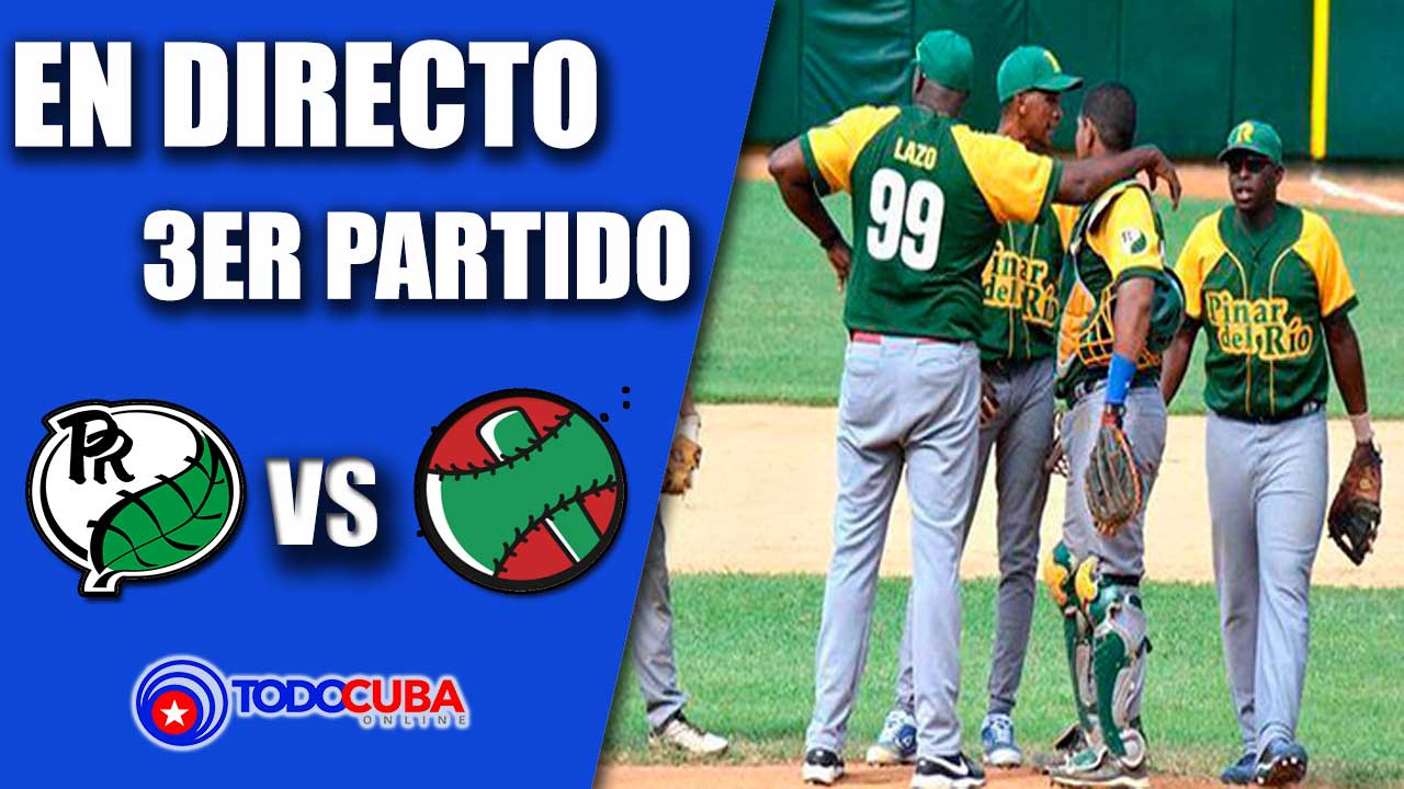 3ER PARTIDO LAS TUNAS VS PINAR DEL RÍO EN VIVO