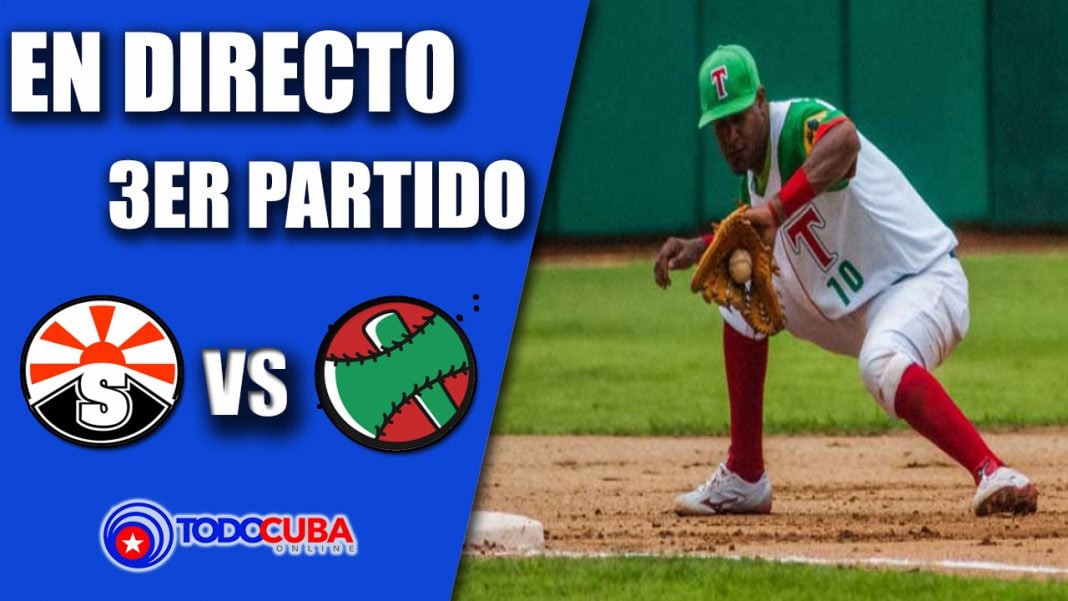 DISFRUTA EL 3ER PARTIDO DE ESTA SUB-SERIE LAS TUNAS VS SANTIAGO DE CUBA