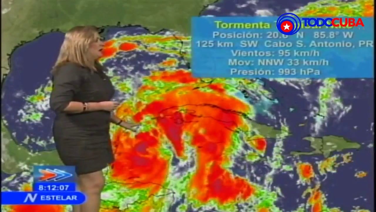 AVISO DE CICLÓN TROPICAL No.8: TORMENTA TROPICAL NATE / EL TIEMPO EN CUBA