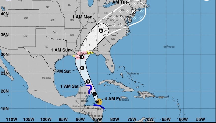 AVISO DE CICLÓN TROPICAL NO.6: NATE Y EL TIEMPO PARA HOY EN CUBA 6 DE OCTUBRE