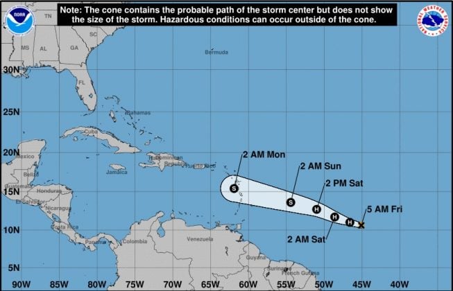 AVISO DE CICLÓN TROPICAL No. 3 "BERYL SE CONVIERTE EN EL PRIMER HURACÁN DE LA TEMPORADA"