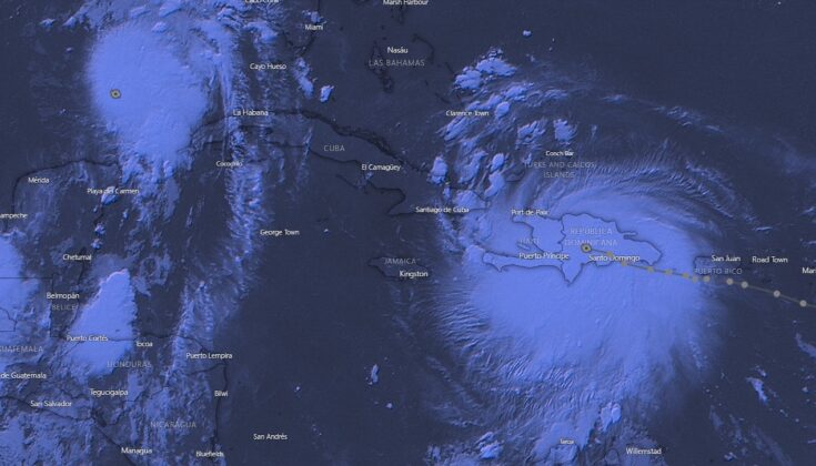 AVISO DE CICLÓN TROPICAL NO. 9 TORMENTA TROPICAL LAURA HA GANADO ALGO EN INTENSIDAD Y APROXIMÁNDOSE A LA REGIÓN ORIENTAL DE CUBA.
