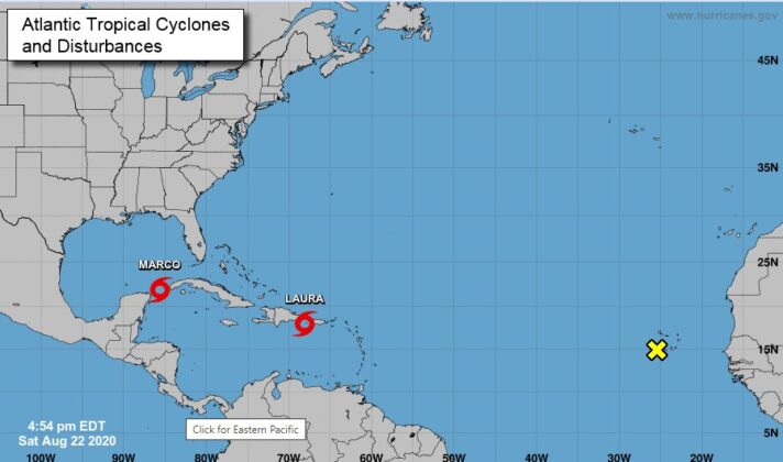 AVISO DE CICLÓN TROPICAL NO. 7 / LA TORMENTA TROPICAL LAURA SE APROXIMA A LA ESPAÑOLA