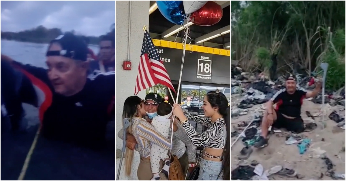 Cubano con una sola pierna realiza travesía desde Nicaragua y consigue llegar a los Estados Unidos