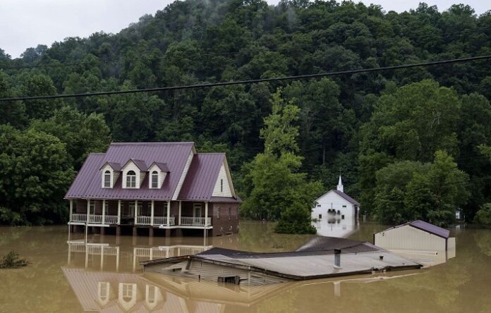 Inundaciones en el estado de Kentucky, Estados Unidos.