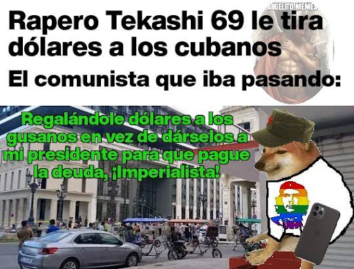 ¿Disfrute o sinsabor? Variados memes sobre dólares arrojados por Tekashi 6ix9ine en Cuba 1 ¿Disfrute o sinsabor? Variados memes sobre dólares arrojados por Tekashi 6ix9ine en Cuba