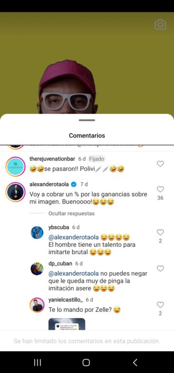 Otaola advierte a actor que lo imita: «No puedes hacer anuncios comerciales con mi imagen»