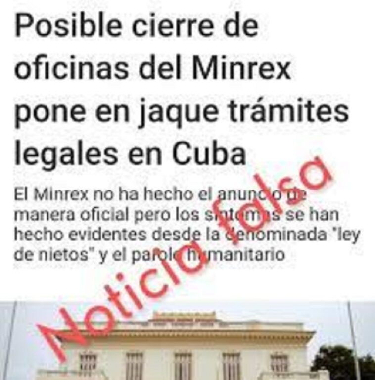 MINREX desmiente rumores sobre suspensión de legalización de documentos en Cuba MINREX desmiente rumores sobre suspensión de legalización de documentos en Cuba