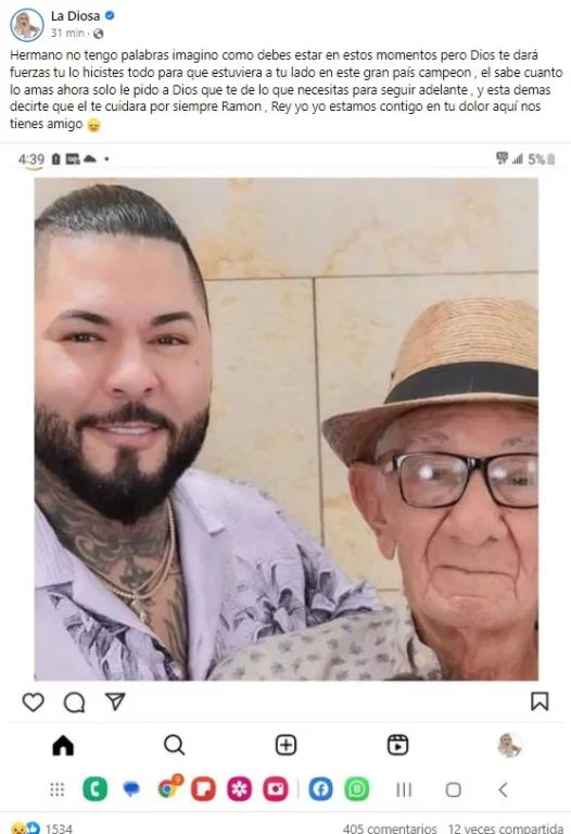 Muere abuelo del cantante cubano El Chacal en Miami